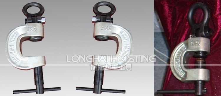 萬向螺旋鎖緊鋼板吊鉗圖片 萬向螺旋鎖緊鋼板吊鉗圖片