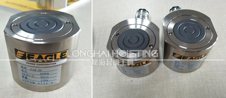 CJ2-30鷹牌薄型千斤頂實物